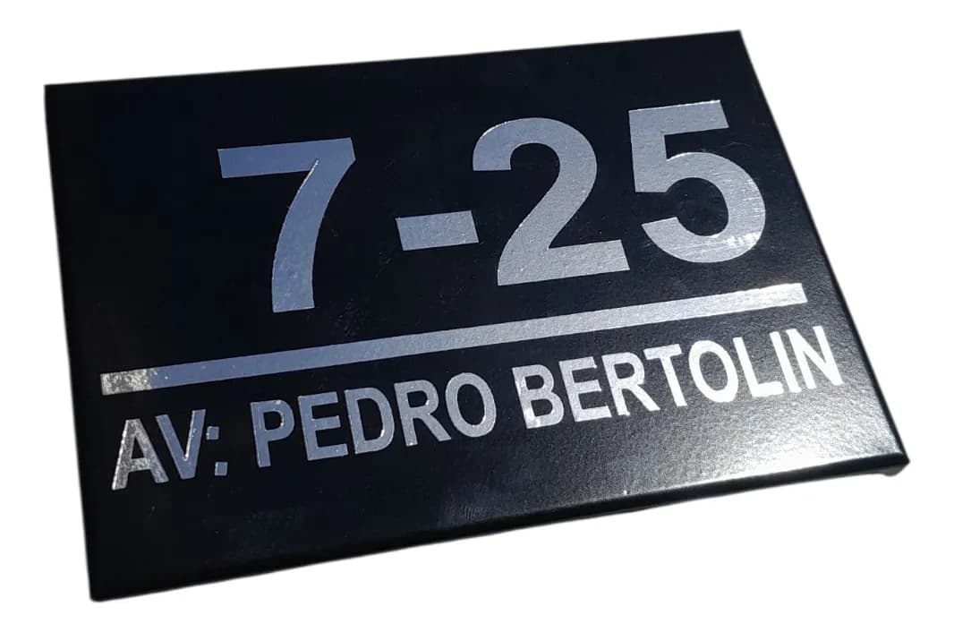 Placa Residencial 15x10 e 30x20 Personalizada - Foto 2