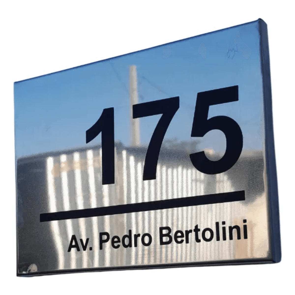 Placa Residencial 30x20cm Luxo Várias Cores