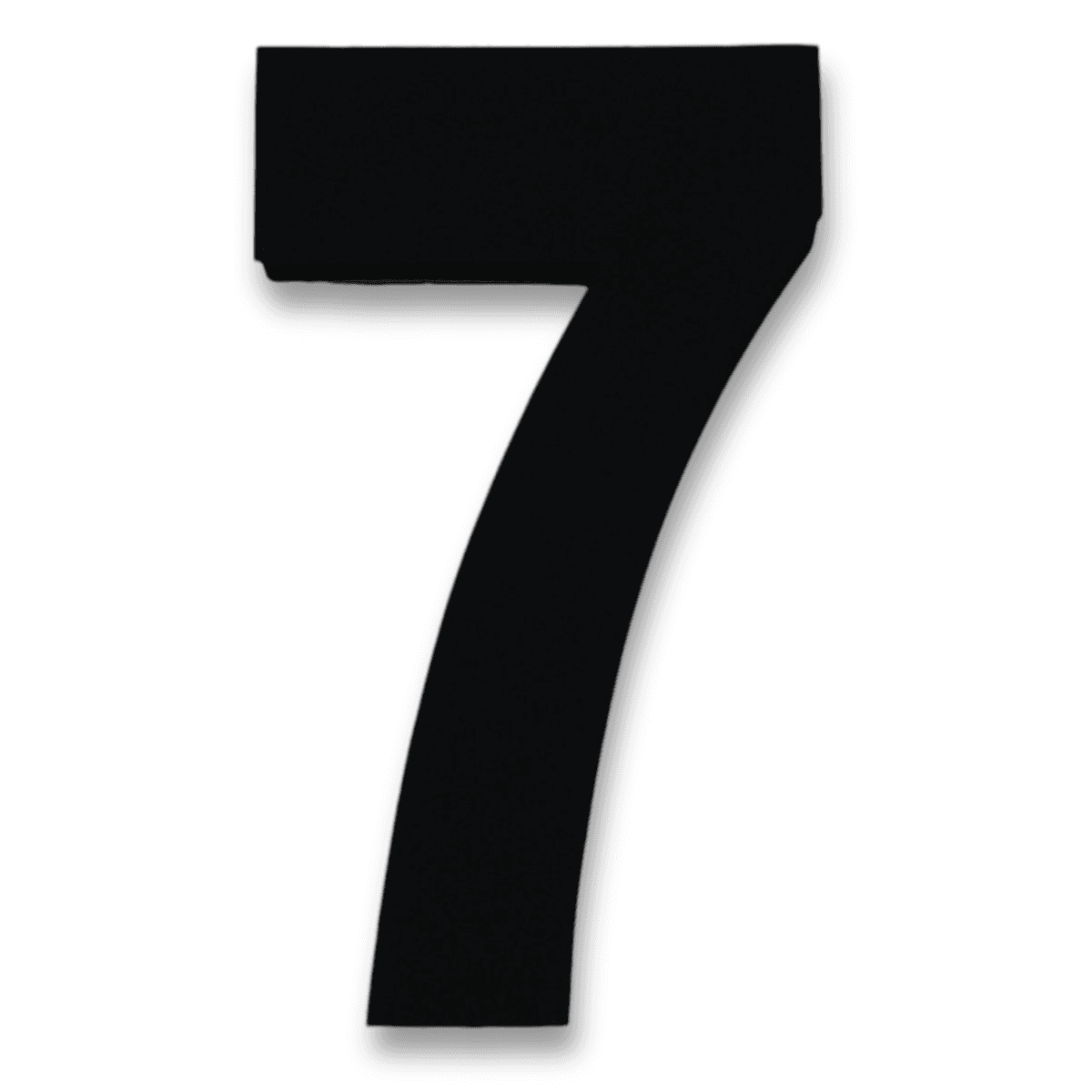 Número Residencial 14cm Aço Inox Preto Pintura Eletrostática - Foto 2